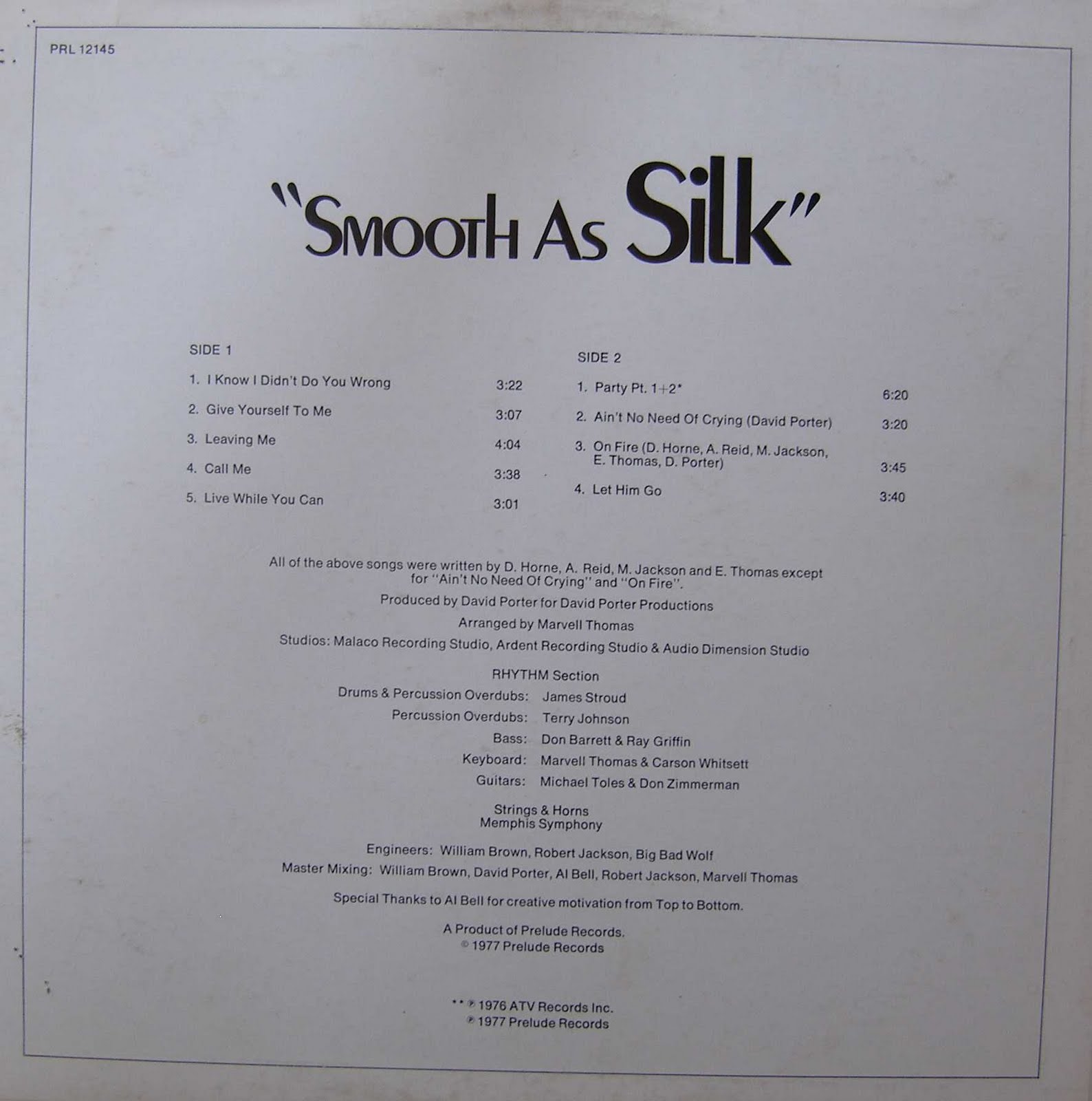 Disco2GO SILK (1977) SMOOTH AS SILK