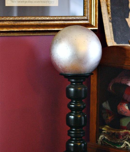 those northern skies Mercury Glass/Silver Leafed Bowling Ball