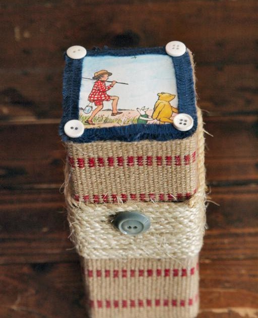 those northern skies: Gift Boxes (a pretty box using something from the automotive section at