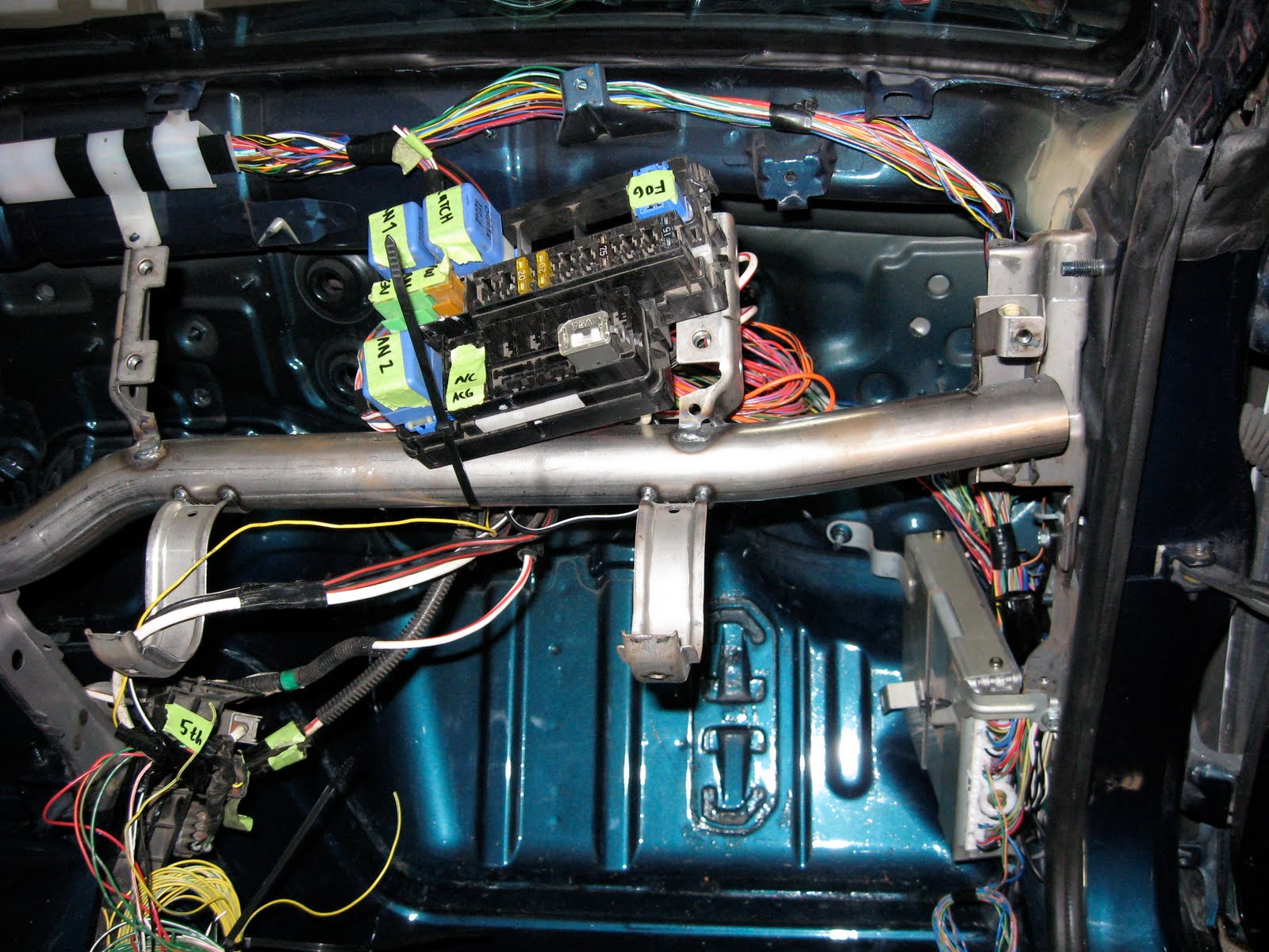 Nissan 240sx Build: Wire Harness Install