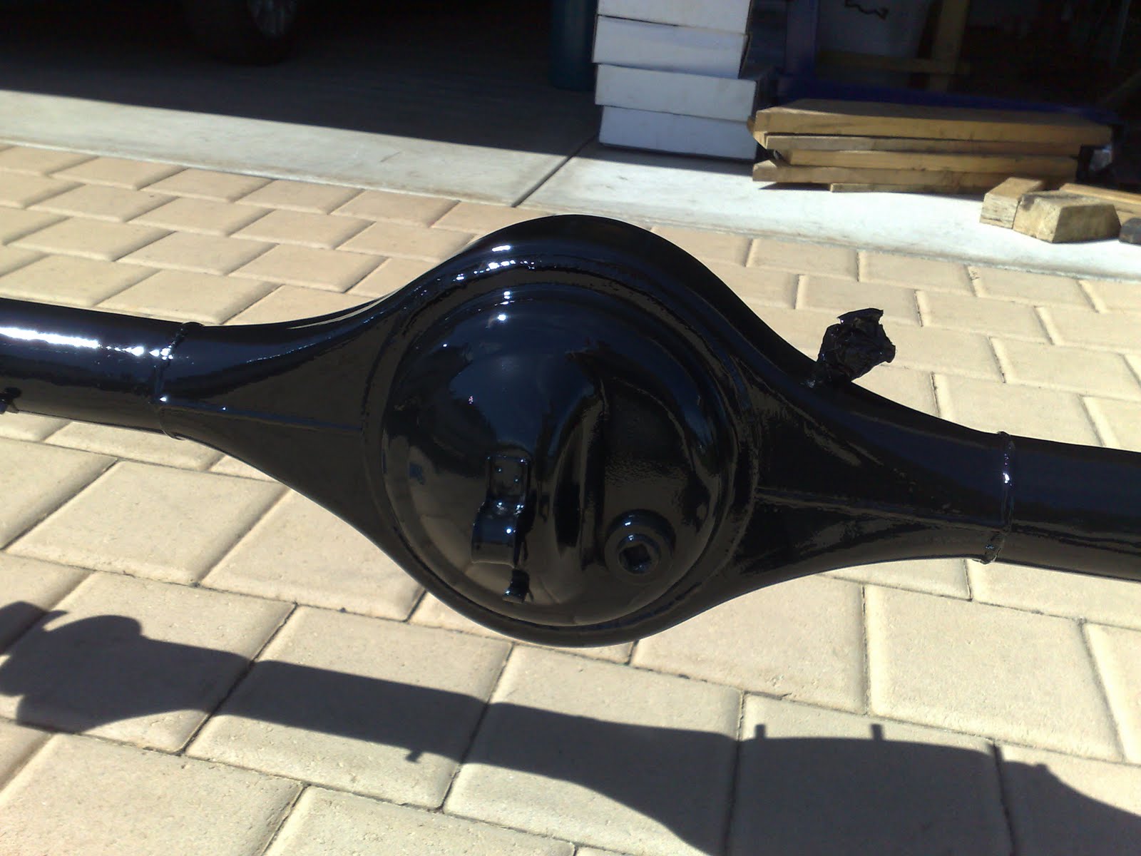 steves awesome locost Feb 2010 Painting Escort Rear Axle