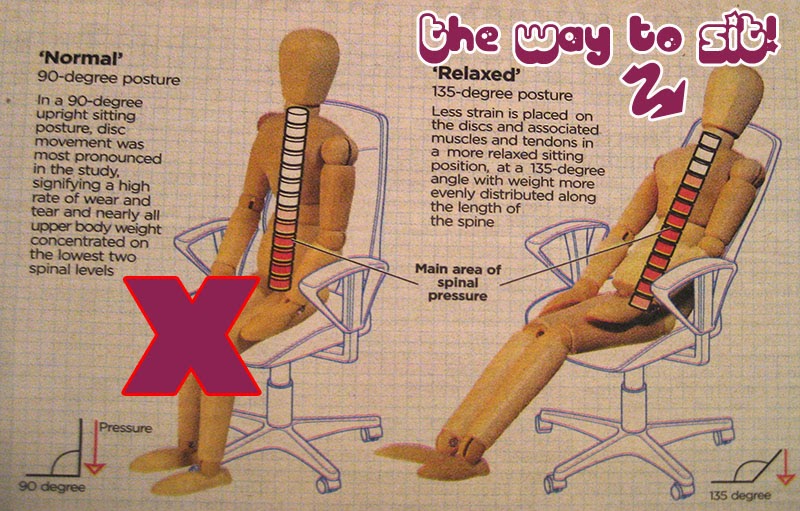 Pretty Bits Part Chic, Part Geek Slouching is GOOD for your back!