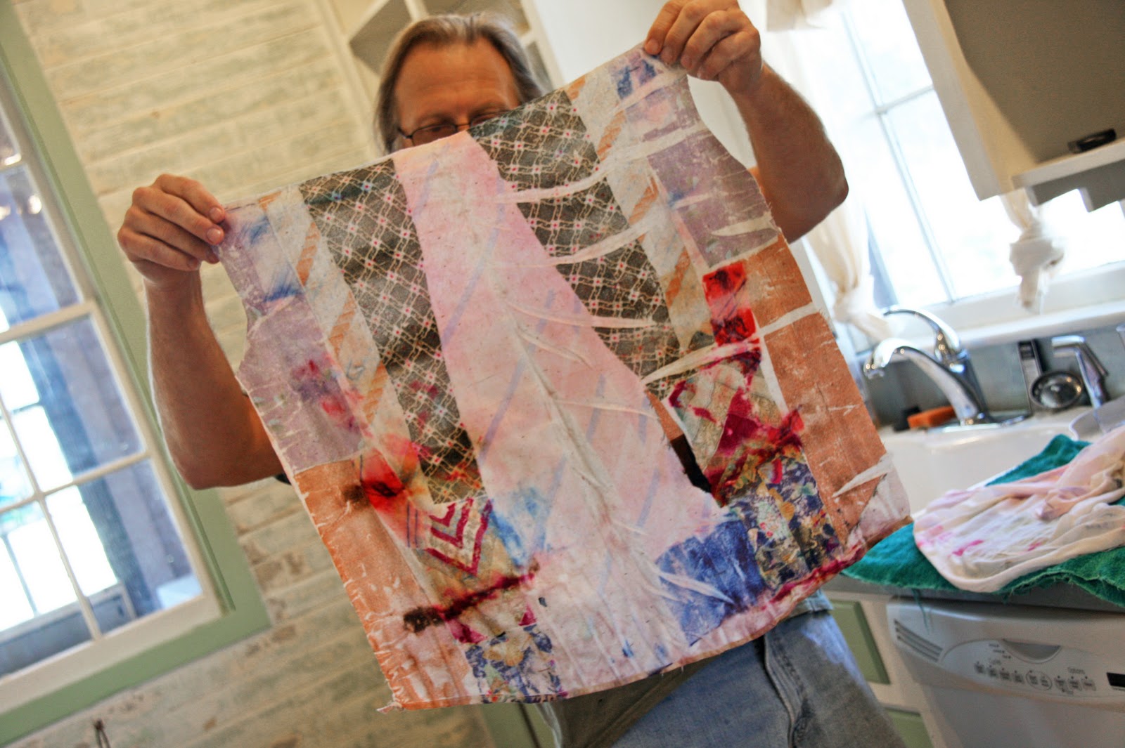 what's deb doing? Silk Tie Dyeing