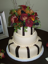 3 Tier Fondant Wedding Cake