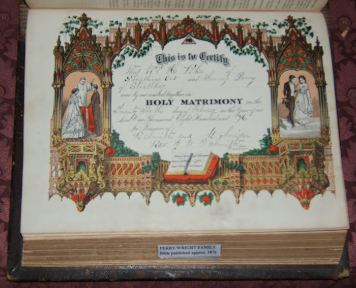 CERTIFICATE OF MARRIAGE, 1876