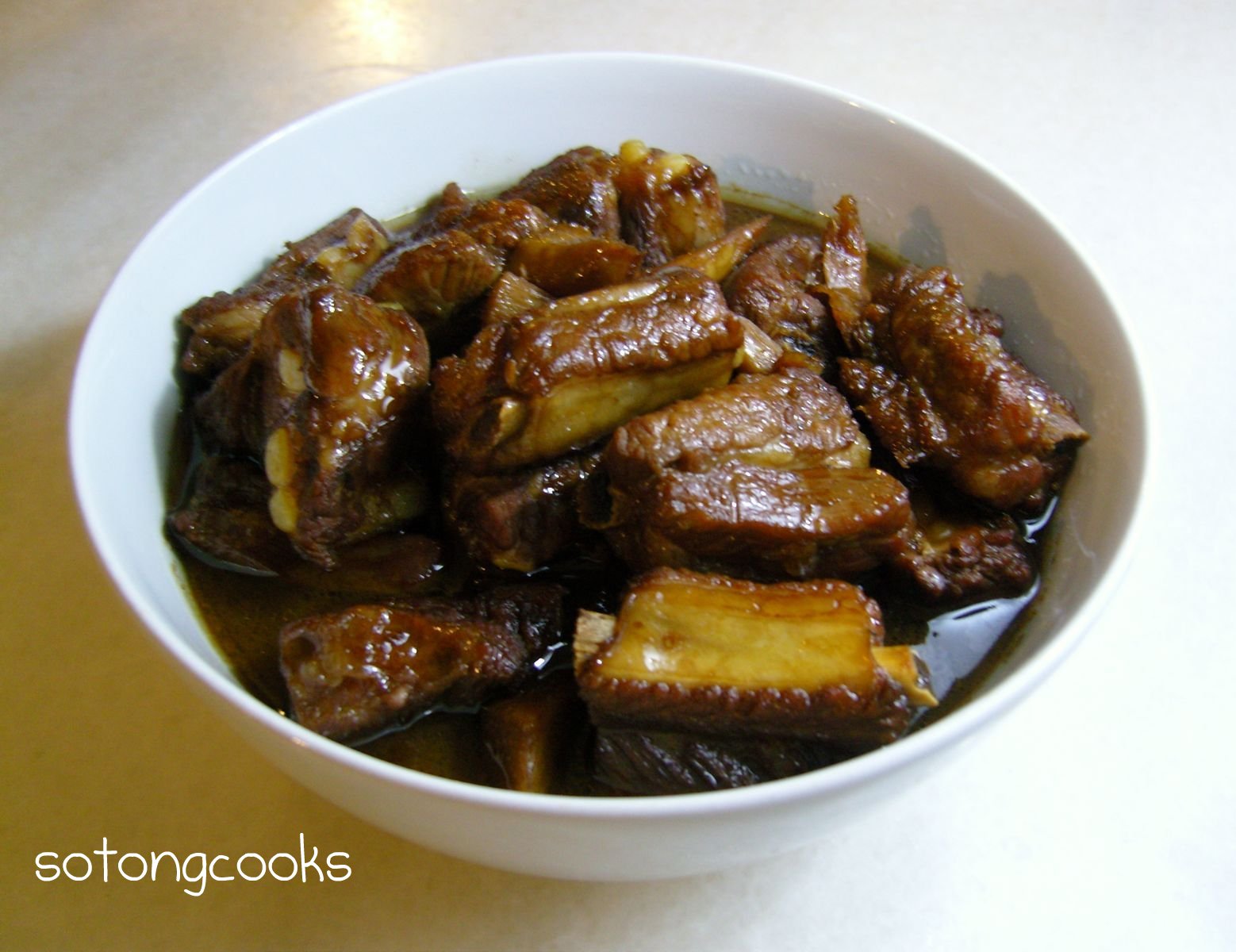 Sotong Cooks Cooking it my way! Sweet Black Vinegar Pork Ribs
