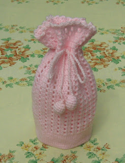 gift bag free crochet pattern