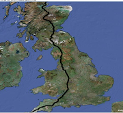 The route, North to South