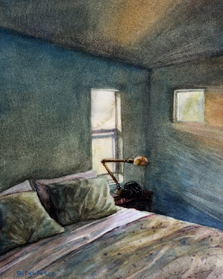 Watercolor: Study for Hibernate - Posted on Friday, February 26, 2010 by Belinda Del Pesco