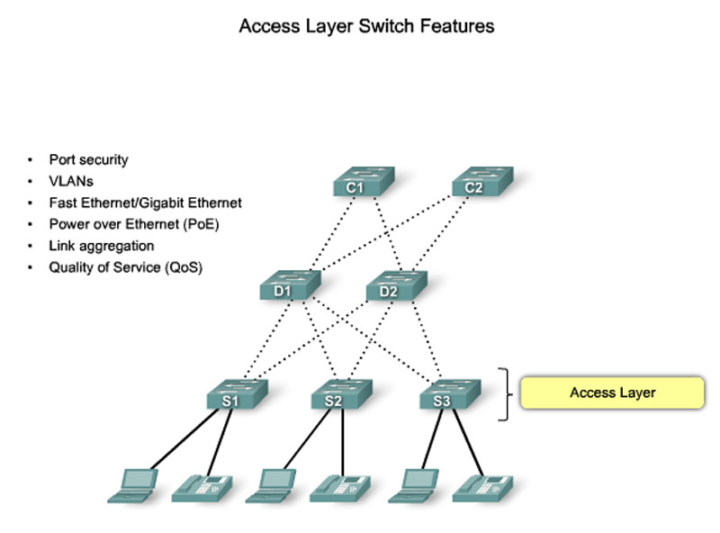 Infomation Technology Access Layer Switch Features