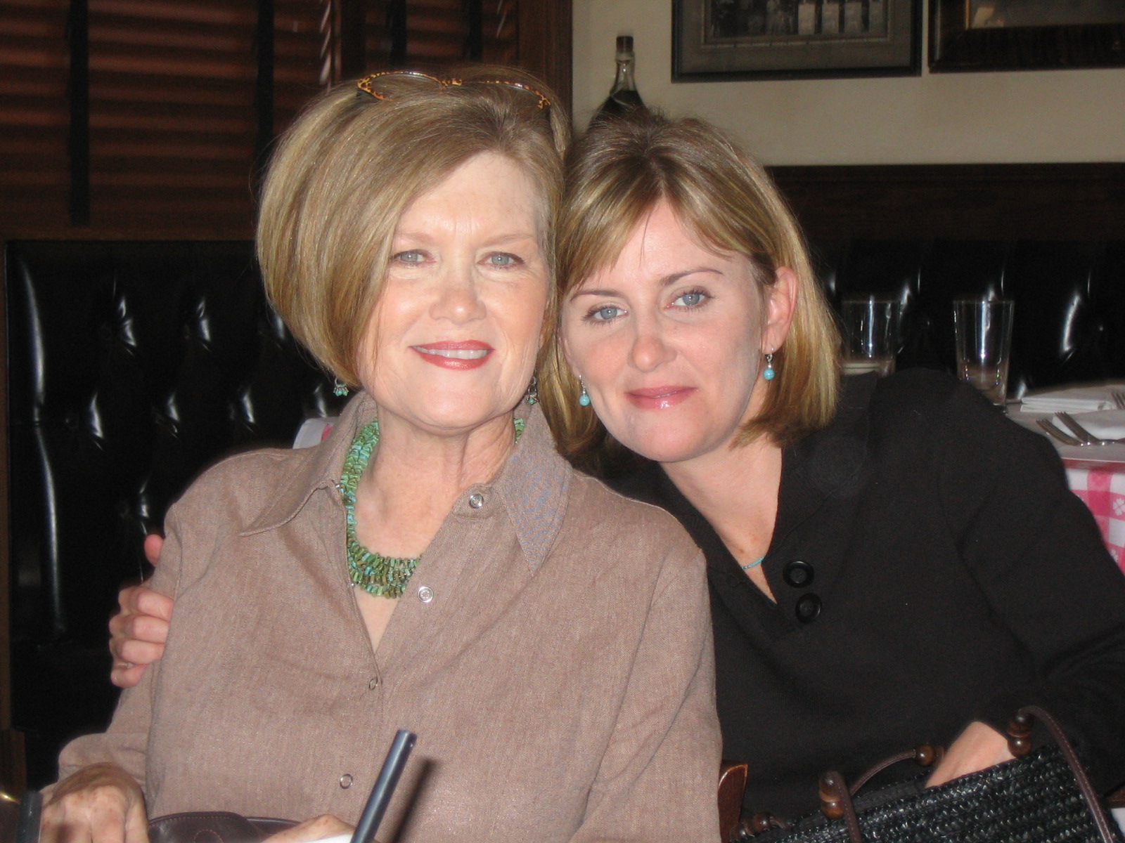 My Mom and little sister