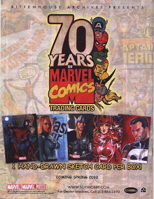 70 Years of Marvel Comics Trading Cards ad