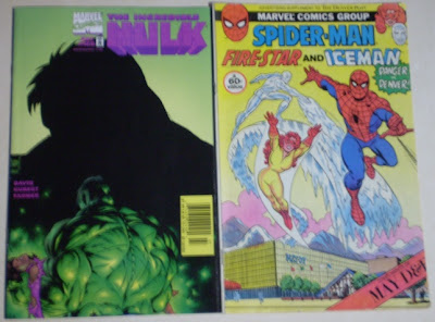 Incredible Hulk #466 with Spider-Man Fire-Star and Iceman