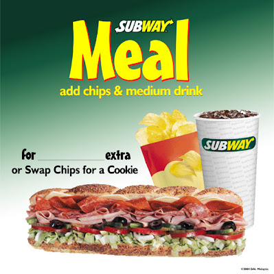 Subway should really get a new graphic designer to redo their adds ...