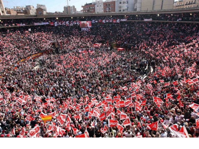 Campaña del Partido Socialista Obrero Español PSOE. 23-02-08+Mitin+de+Zapatero+en+Valencia_BB