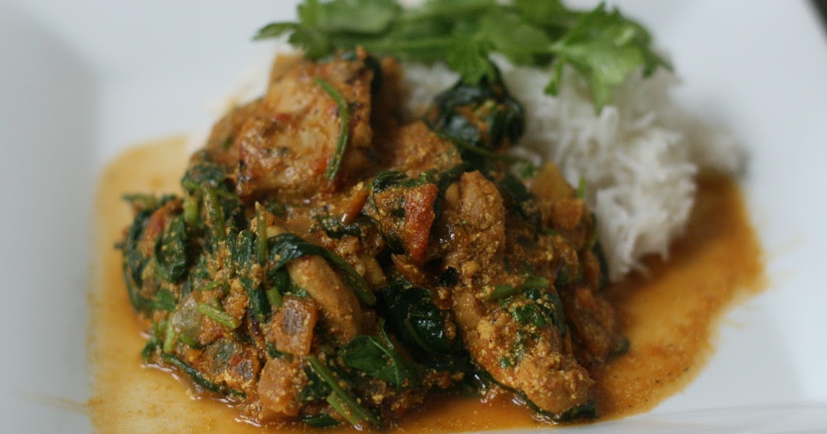 Week of Menus Indian Spiced Chicken with Spinach When you have a champion