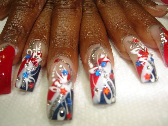 4th of July Nails