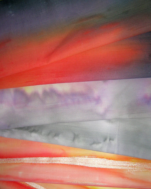 art cloth painted fabric