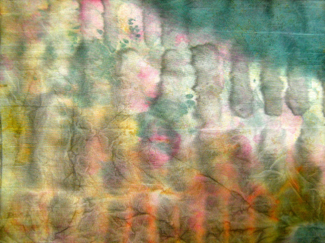 painted fabric art cloth
