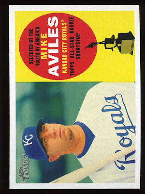 2009 Topps Heritage Mike Aviles
