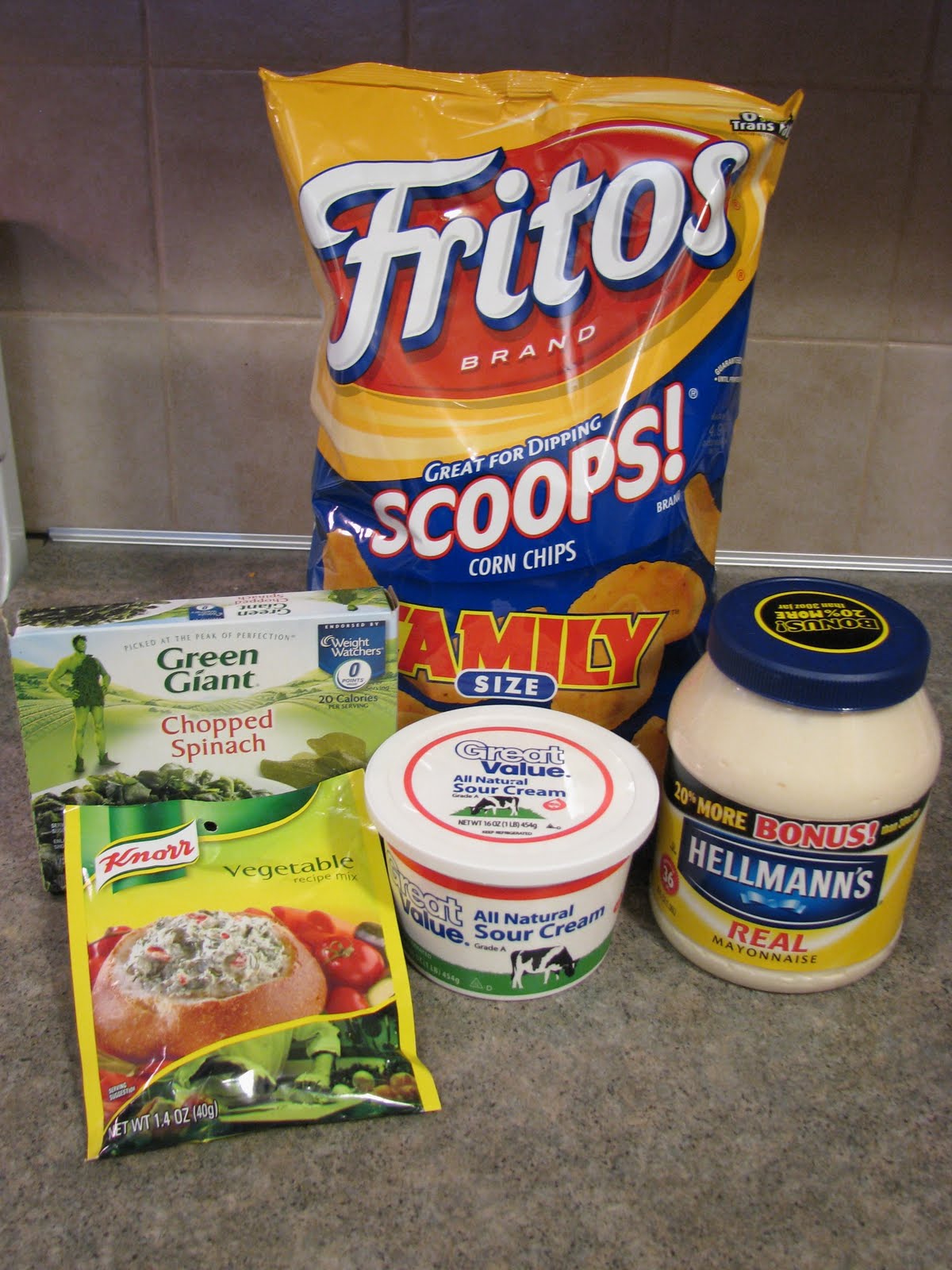 Carrie's Cooking and Recipes Mary's Spinach Dip