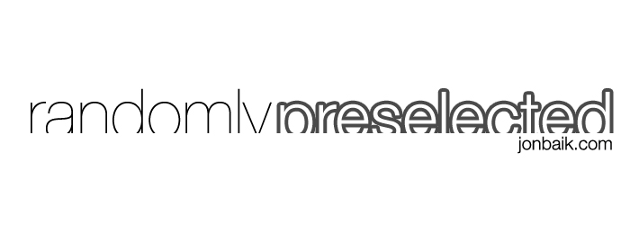 randomly preselected