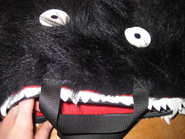 furry monster laptop sleeve