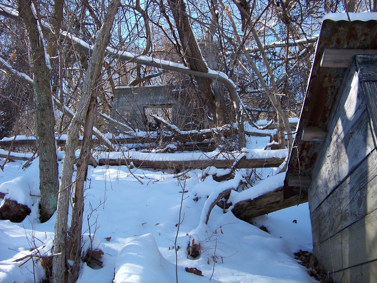 SWPA Rural Exploration A winter walk down the Rices Landing, PA rails