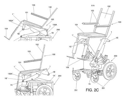 Invento nuevo: silla de ruedas regulable en altura e inclinación