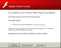 Adobe Flash Player Update,