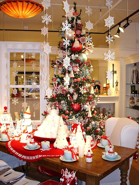 Home Thoughts From A Broad: Christmas decoration house tour..