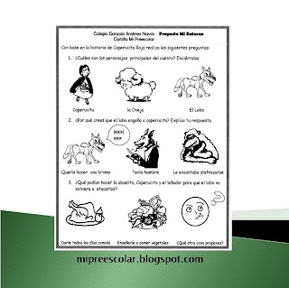 Mi Preescolar: CAPERUCITA ROJA