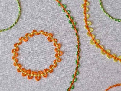 Back Stitch Embroidery