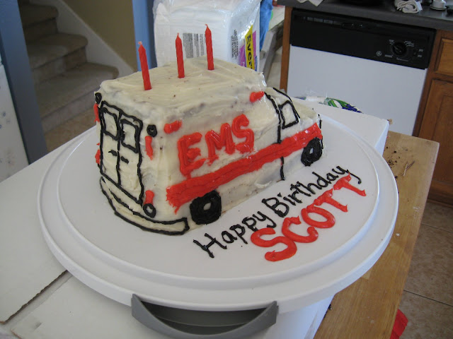 Ambulance Cake ~ Where is the Laugh Track?