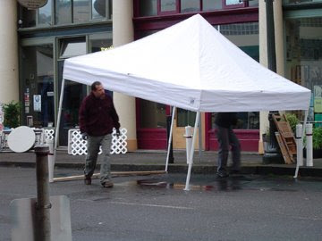 market tent