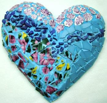 Envíale un Corazón al de Arriba Corazon+mosaico+lila