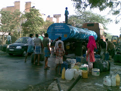 Urban poor vie for water