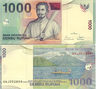 bentuk uang 1000 rupiah
