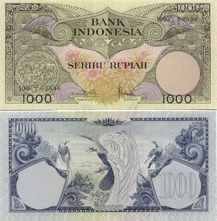 bentuk uang 1000 rupiah