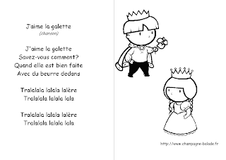 chanson illustre PS MS GS roi reine galette couronne chanson illustre PS MS GS roi reine galette couronne