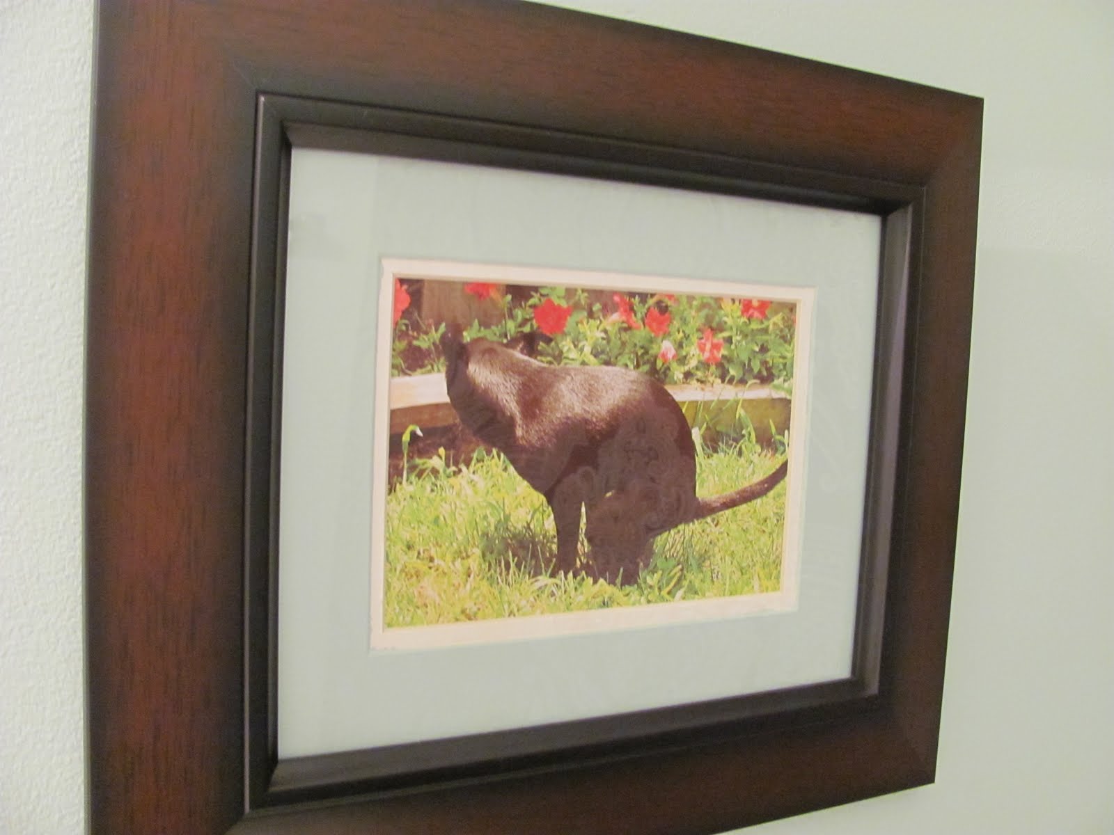 The Crafty Bachelorette: Guest Bathroom: Wall Decor #1