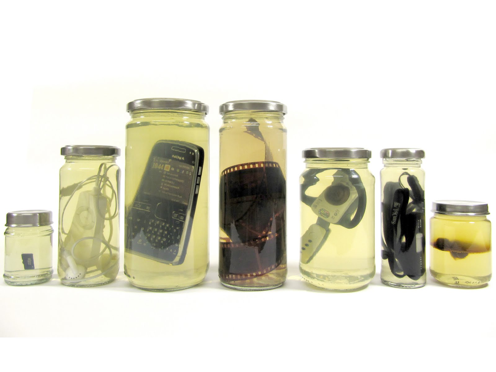 Filling jars & making new ones... Isreal Mathew