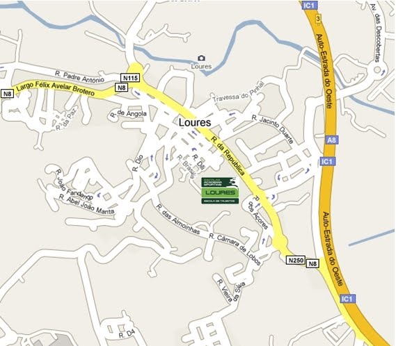 Localização da nossa Academia