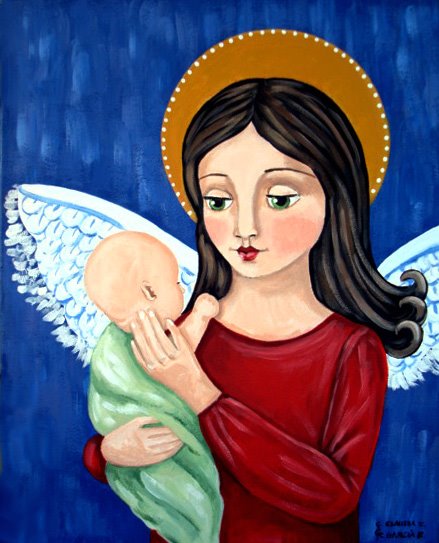 Angel with Baby