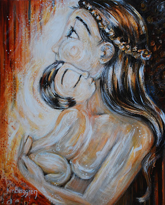 Motherhood Painting: Heart Of Hearts