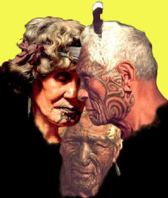 maori face tattoo. The Maori people along with