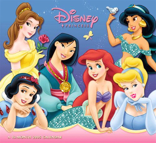  how Disney portrays them. First of all all the princess have the 