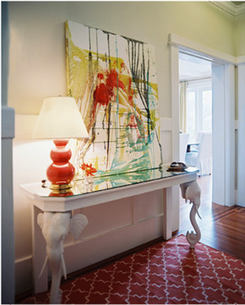 luxe + lillies TRENDSPOTTER WHITE ENTRYWAY TABLES