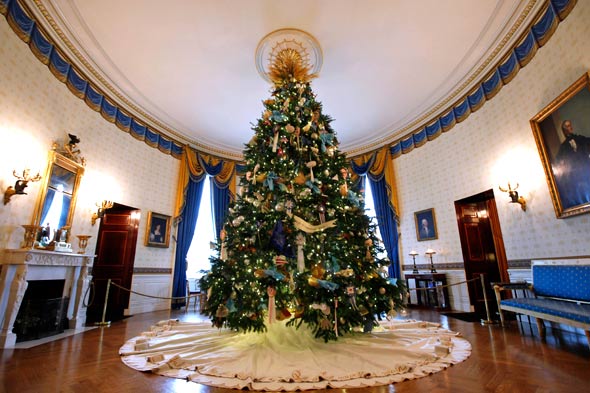 shopSCAD: SCAD Decorates Blue Room Tree at the White House