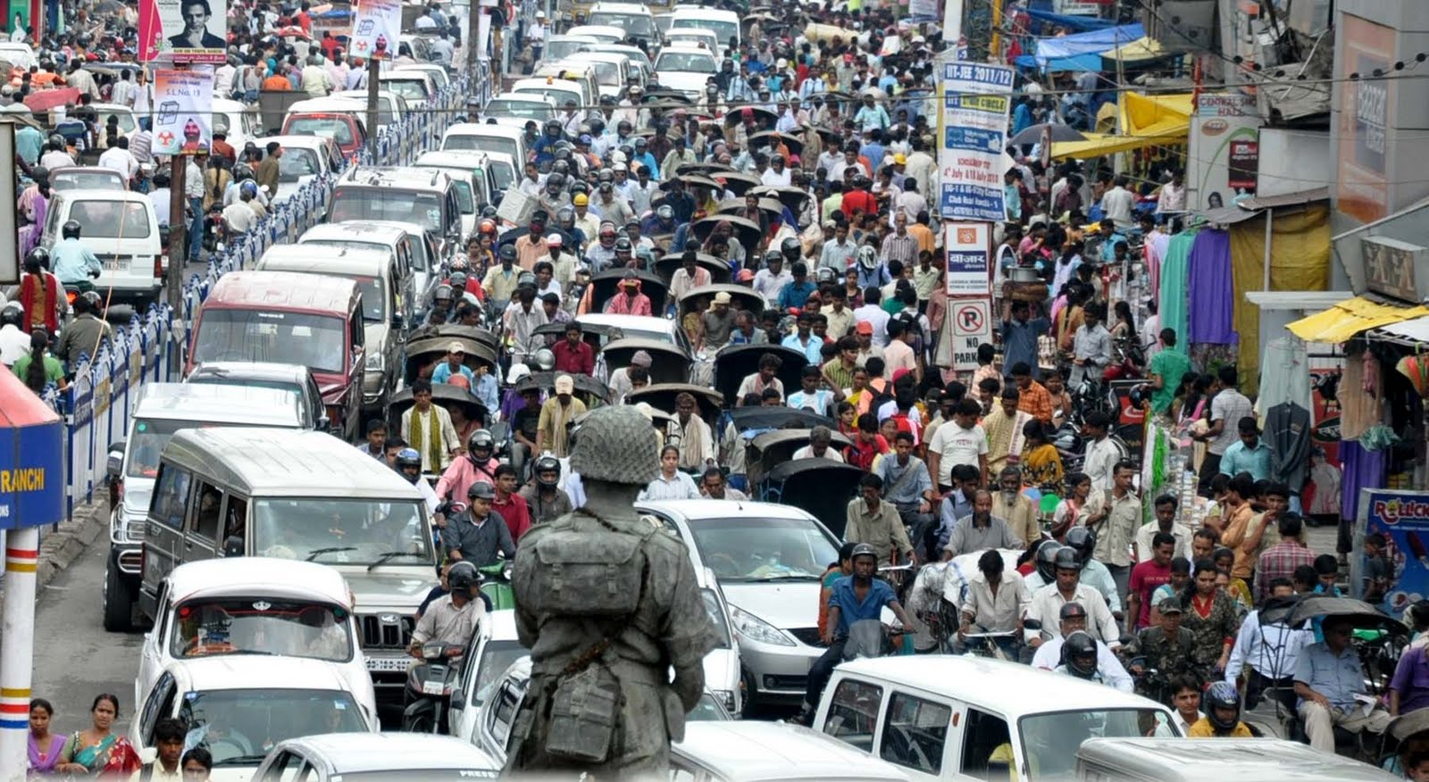 Magnificent Jharkhand: Traffic chaos in Ranchi